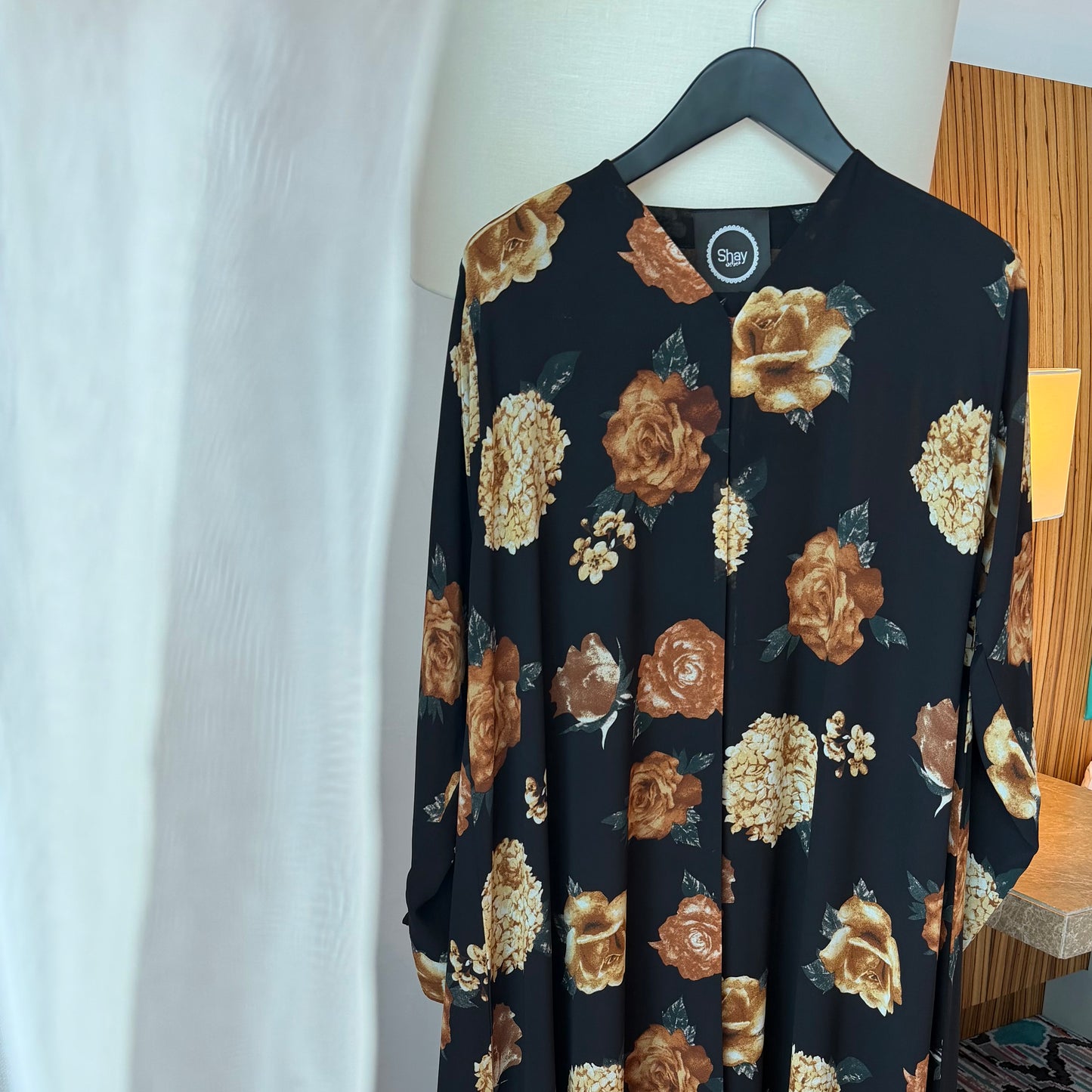 A black and brown flowers