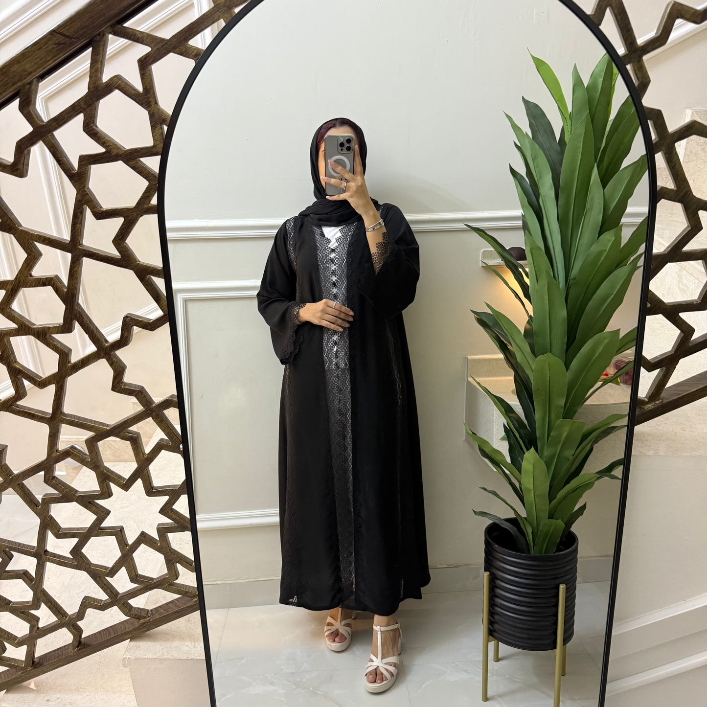 Dantel with nada fabric