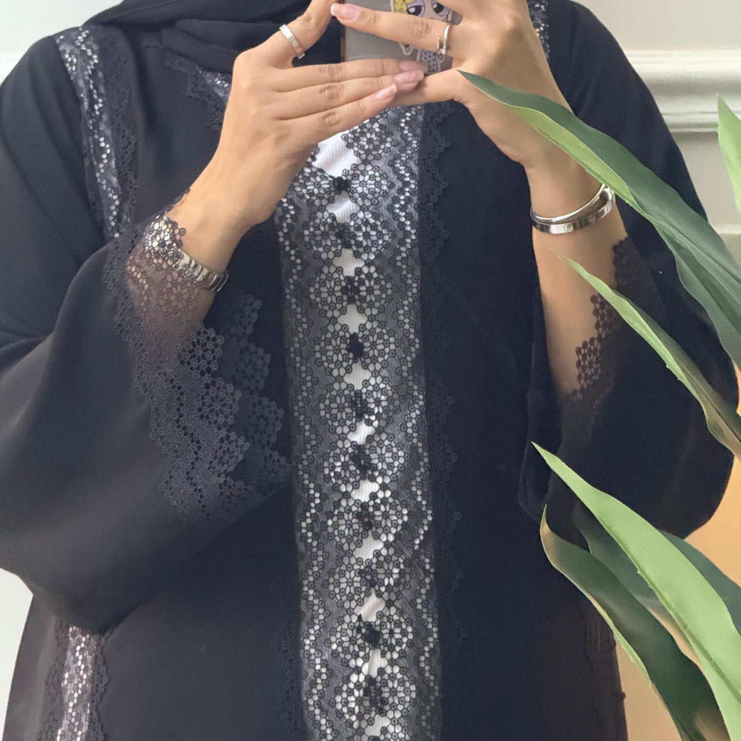 Dantel with nada fabric