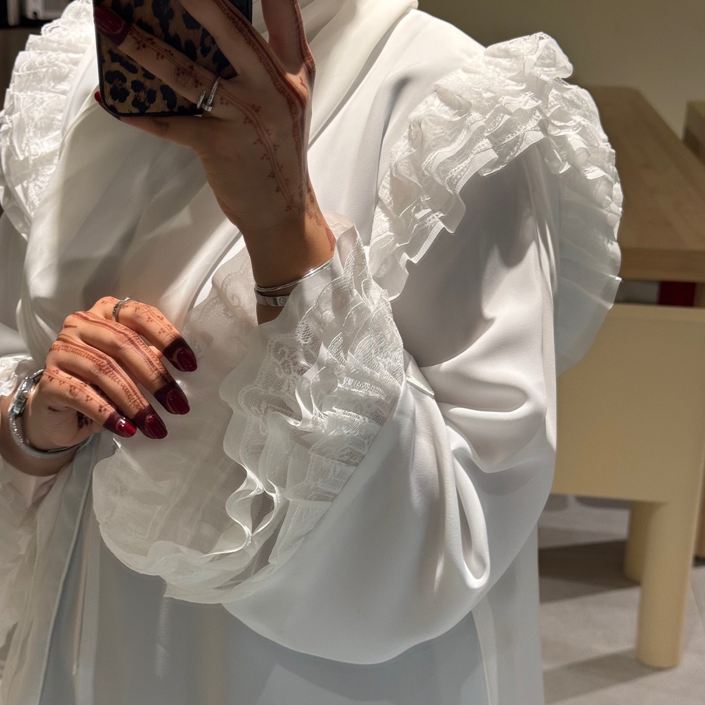 Toor with white nada fabric