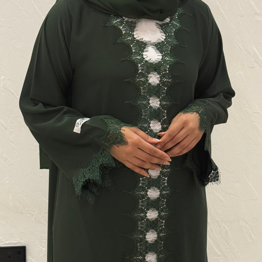 B labubu collection “Dark Green"