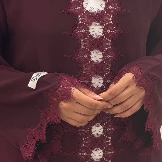 B labubu collection “Maroon"