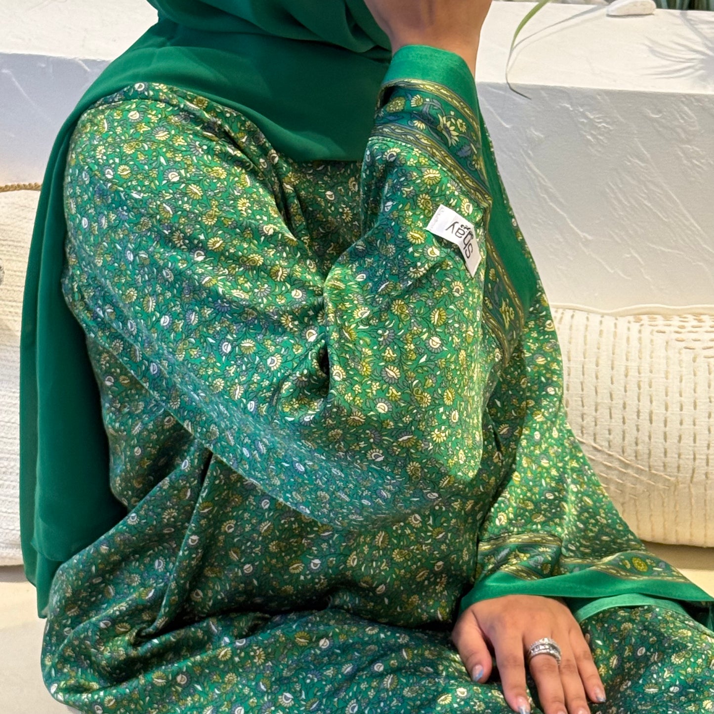 Indian Green Style Abaya