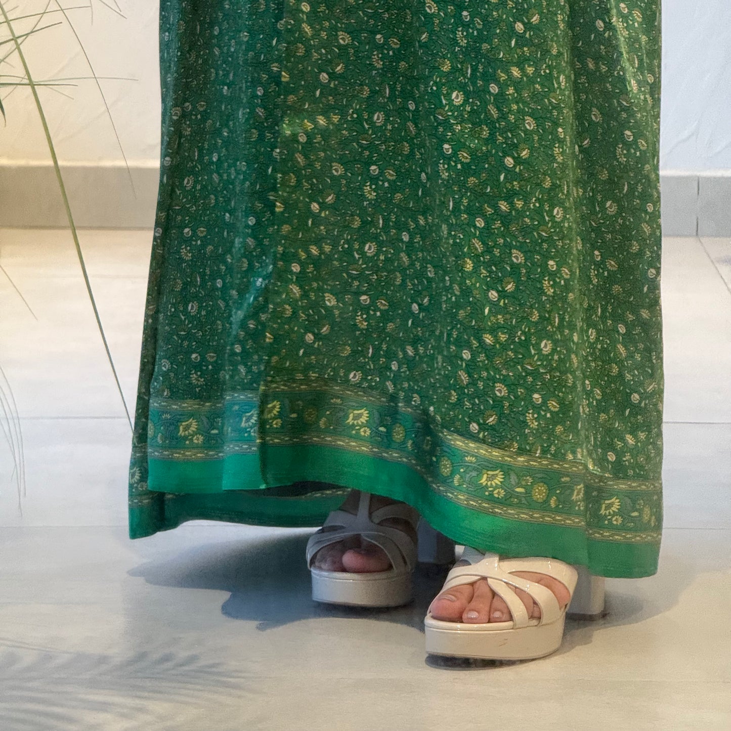 Indian Green Style Abaya