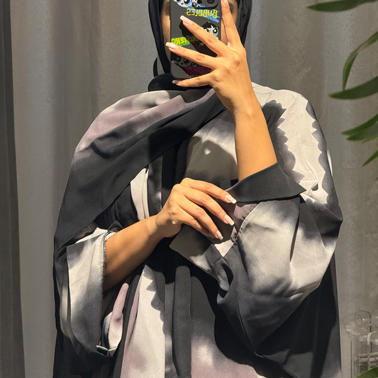 Satan Abaya with Purple Sky