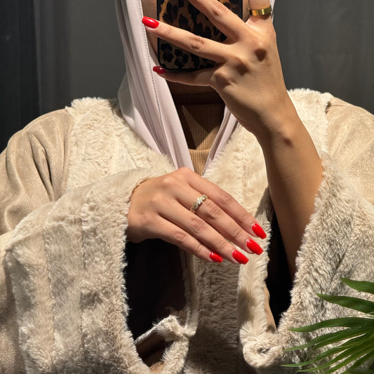 Suede and wool Abaya - Piege