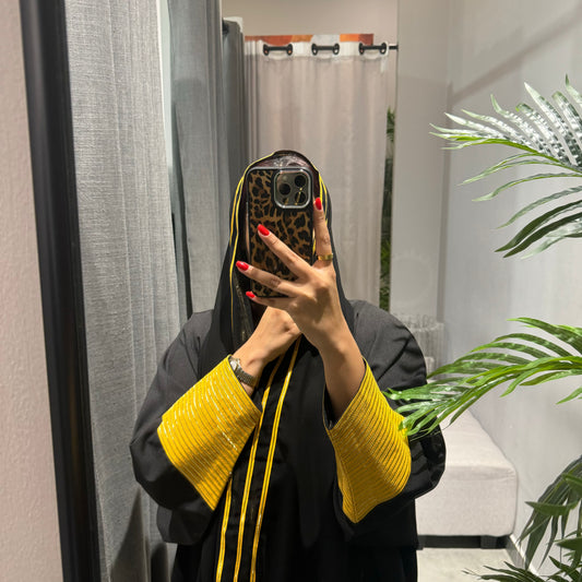 Tali in bright yellow