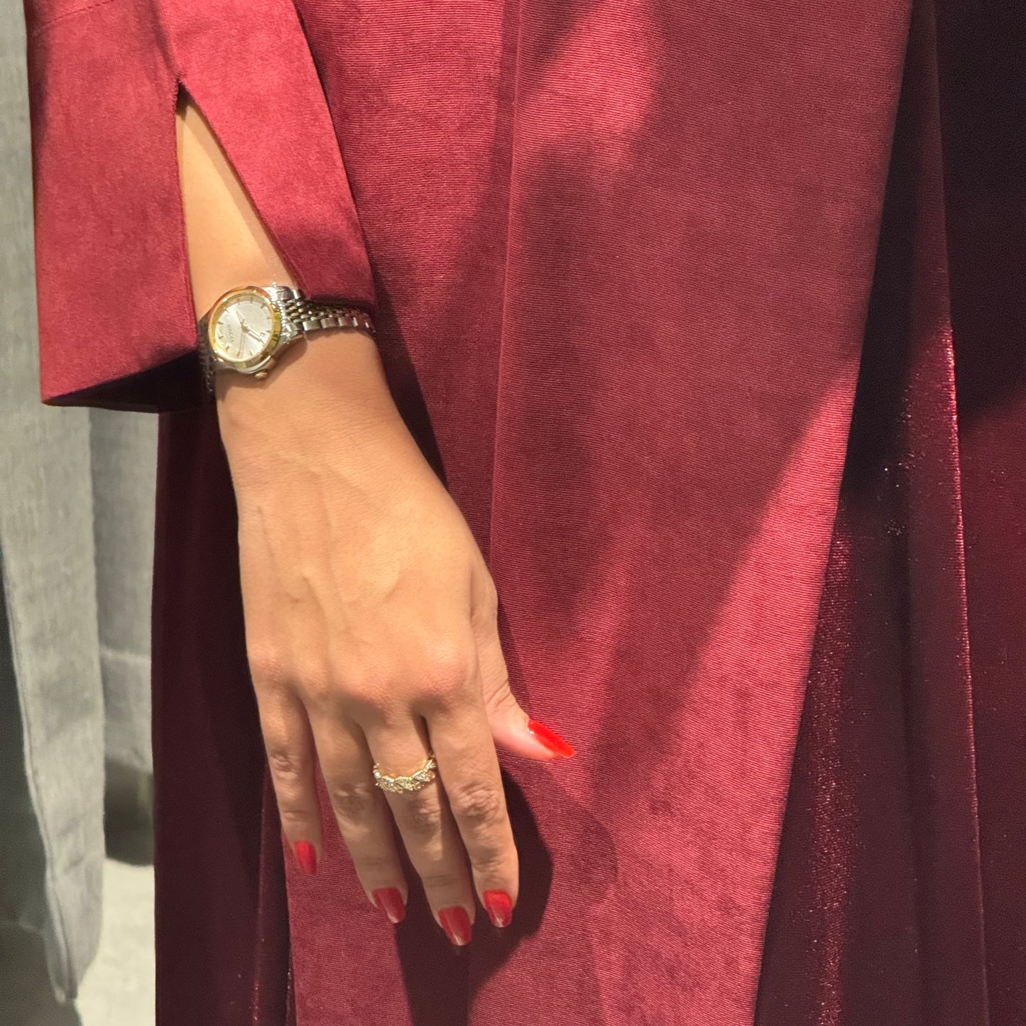Velvet in Maroon