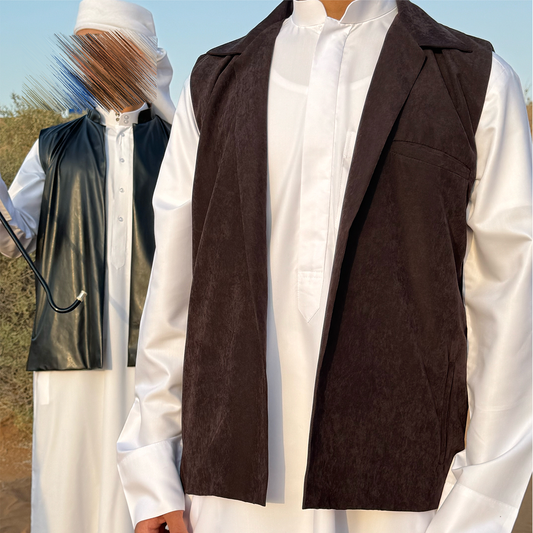 Suede Qatari brown Jacket - Men